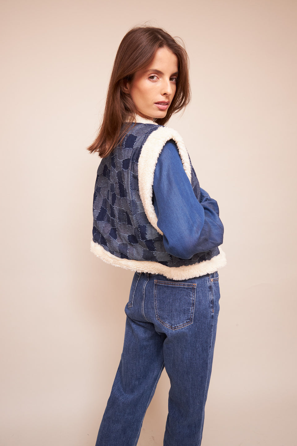 Gilet ILVA 7127 Jeans - Image 4