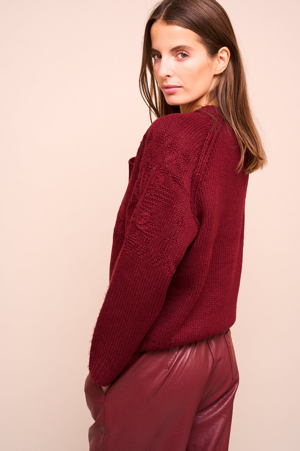 Pull Naia Bordeaux - Image 4