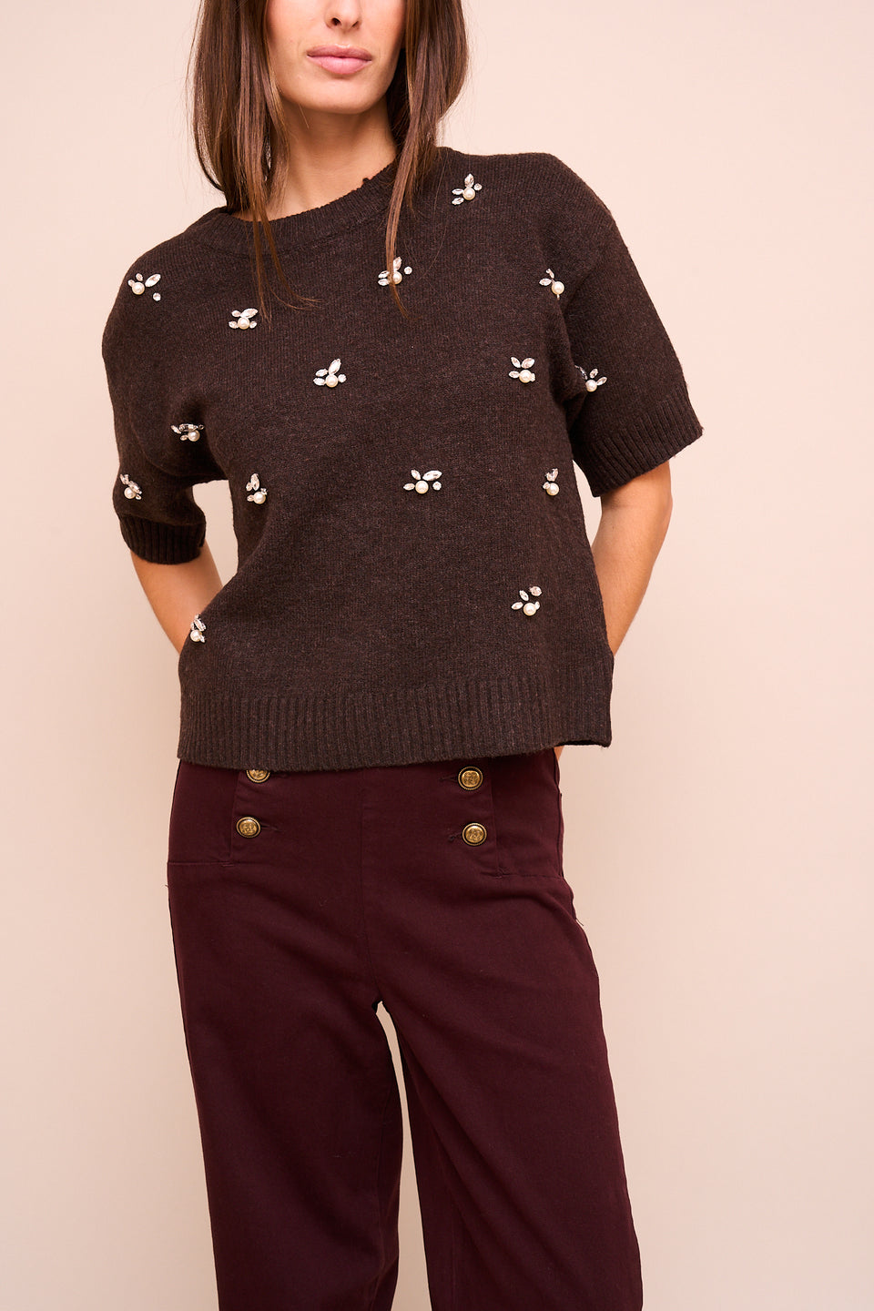 Pull Nelida Brown - Image 2