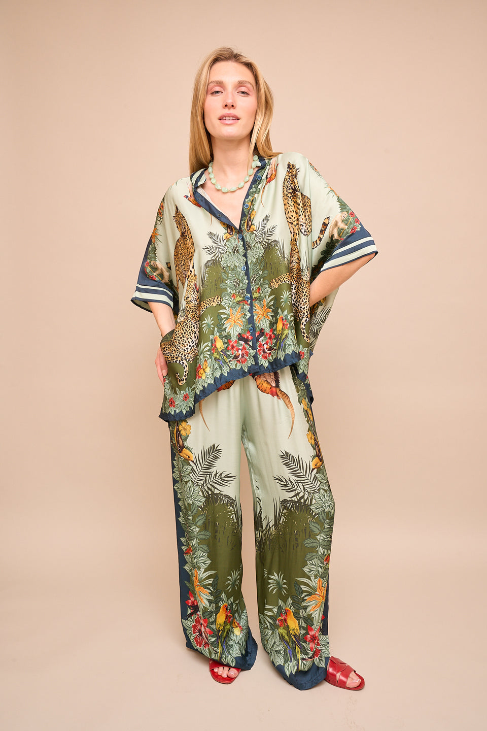 Pantalon ILVA 9099 Vert - Image 4