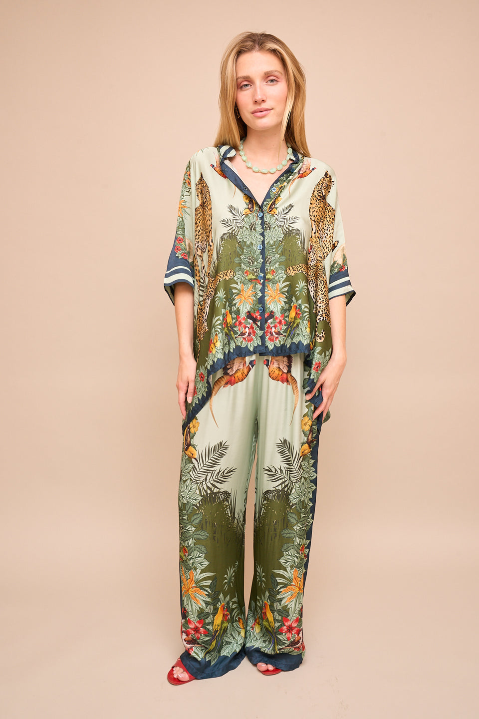 Pantalon ILVA 9099 Vert - Image 1