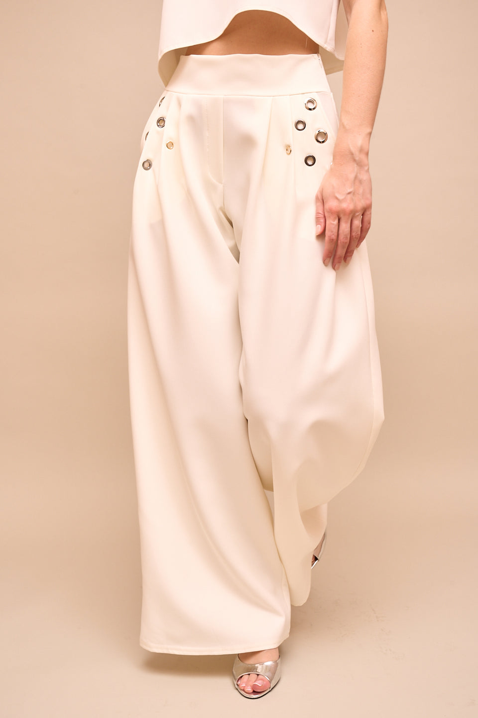 Pantalon ILVA 2526 Ecru - Image 6