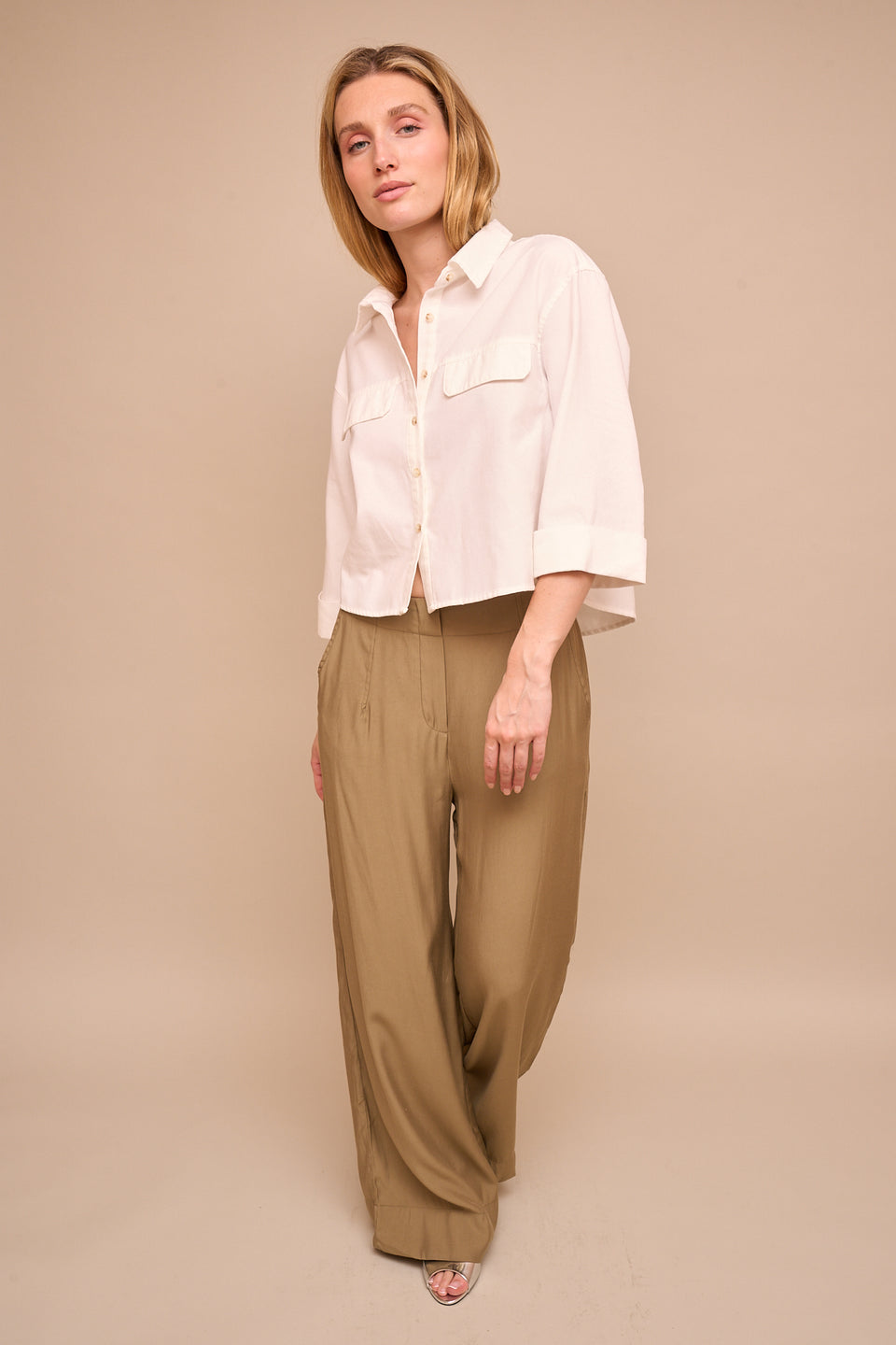 Chemise Yes 4711 Ecru - Image 3