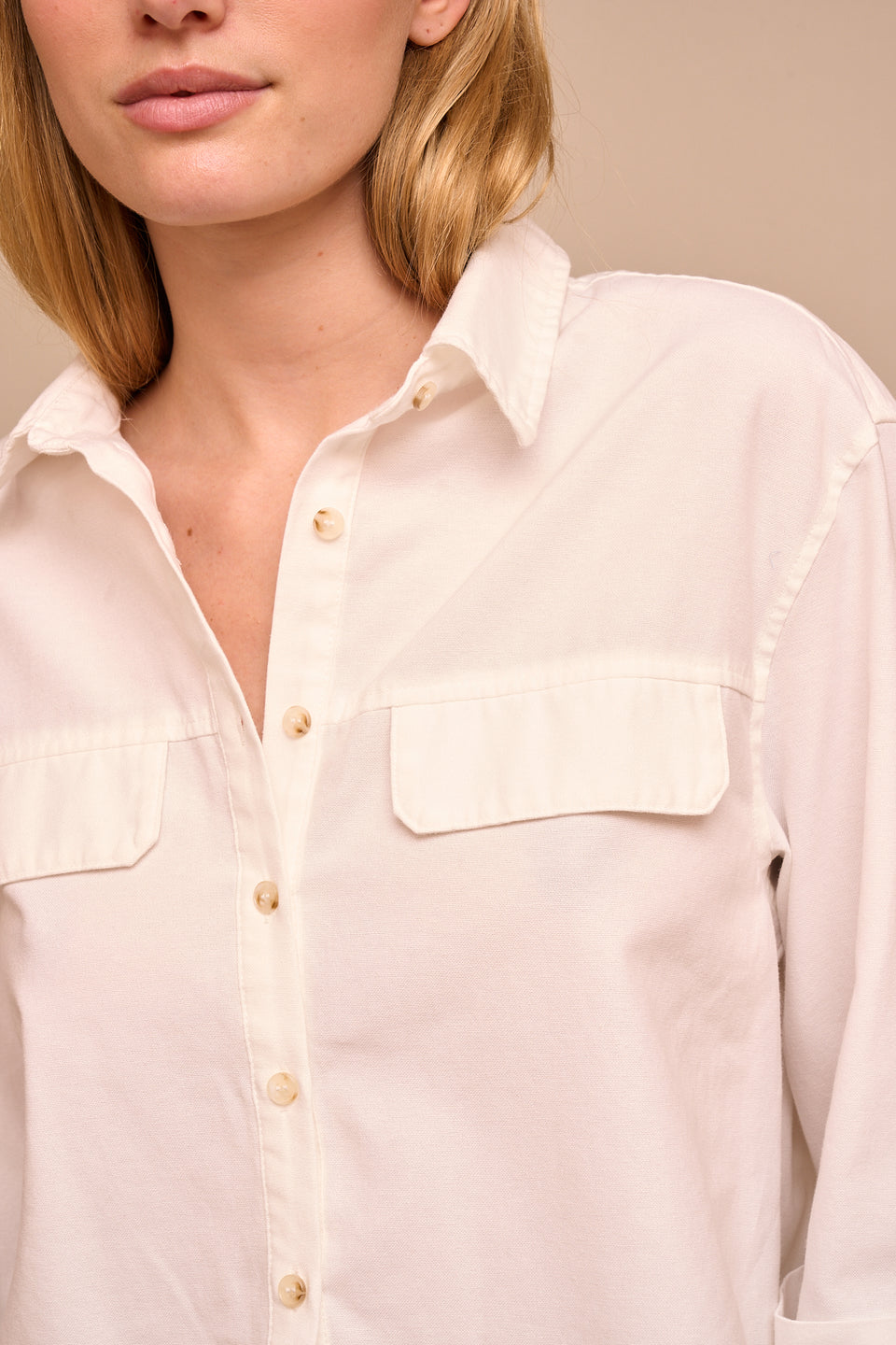 Chemise Yes 4711 Ecru - Image 5