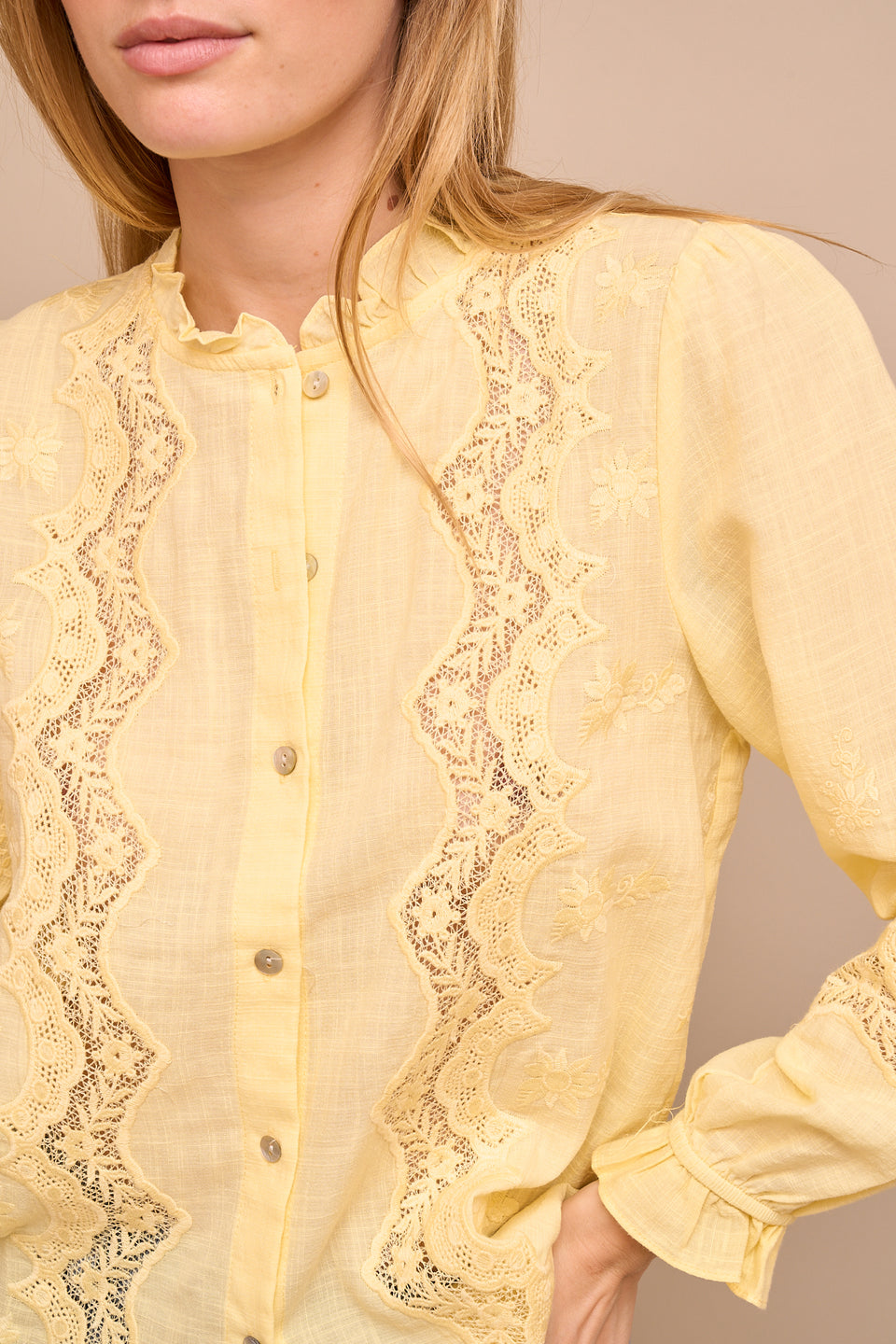 Chemise ILVA 511133 Jaune - Image 3