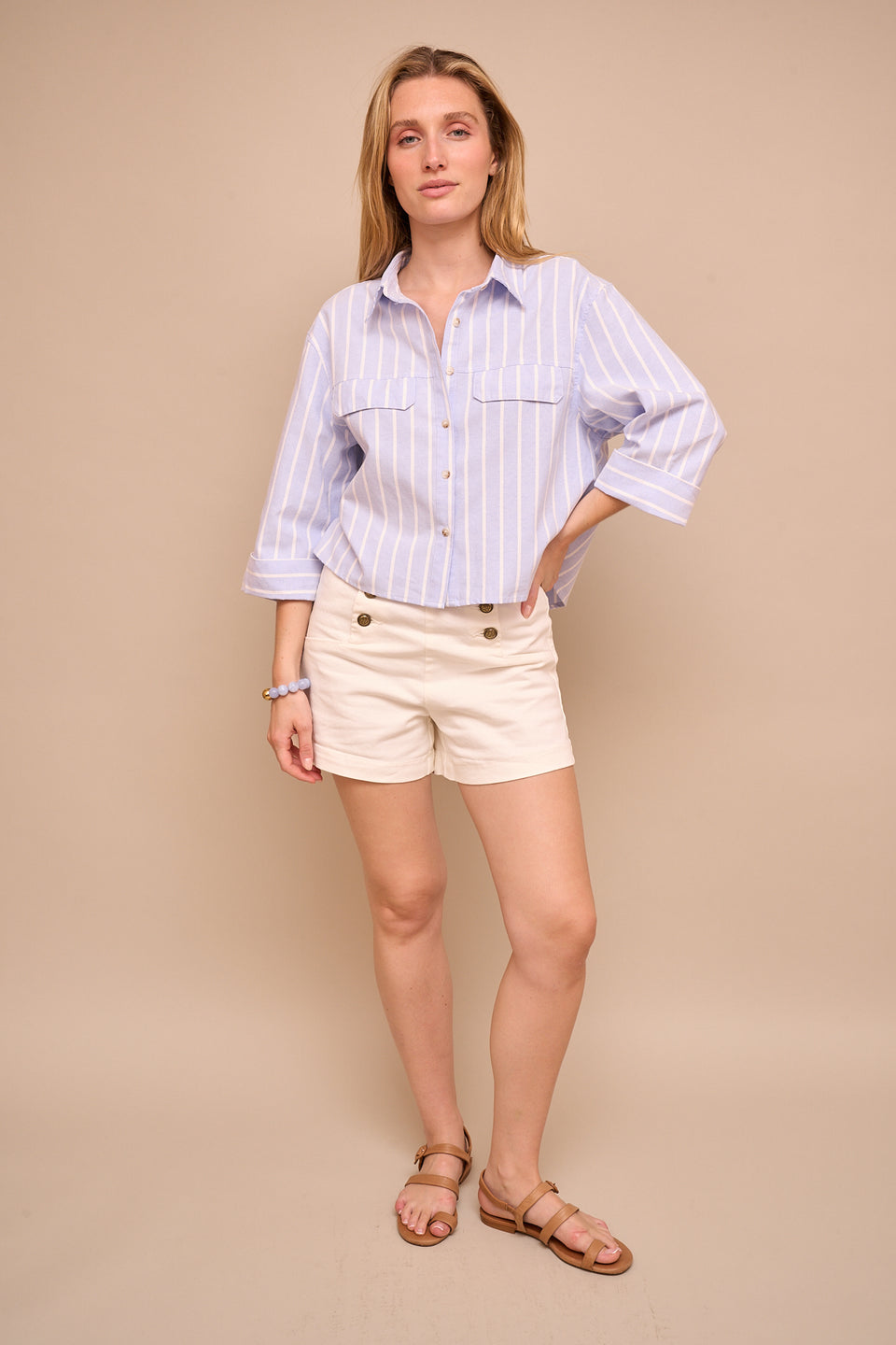 Short ILVA 451 Blanc - Image 2