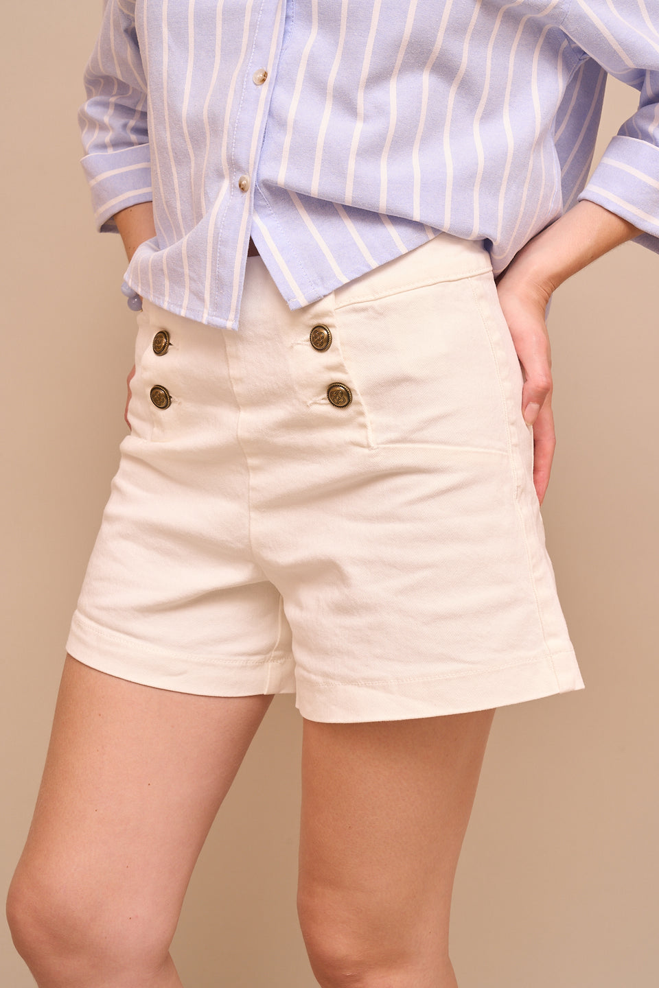 Short ILVA 451 Blanc - Image 5