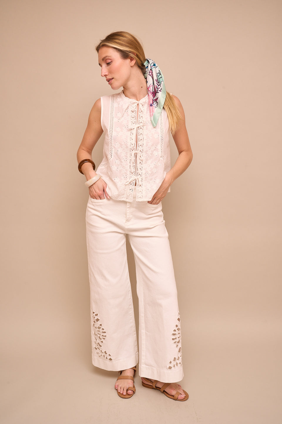 Jean ILVA 595 Blanc - Image 1