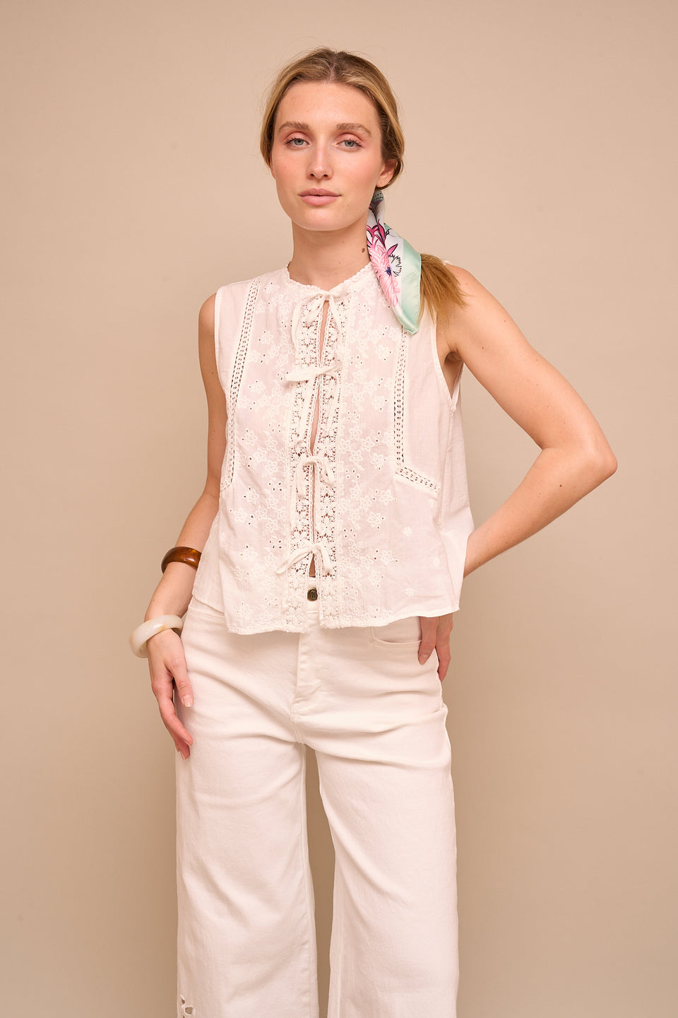Jean ILVA 595 Blanc - Image 5