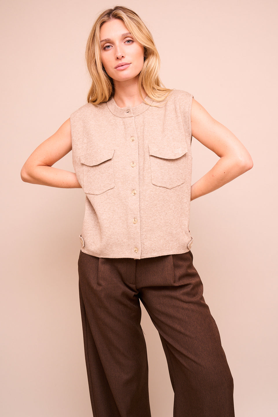 Gilet Tom Beige - Image 3