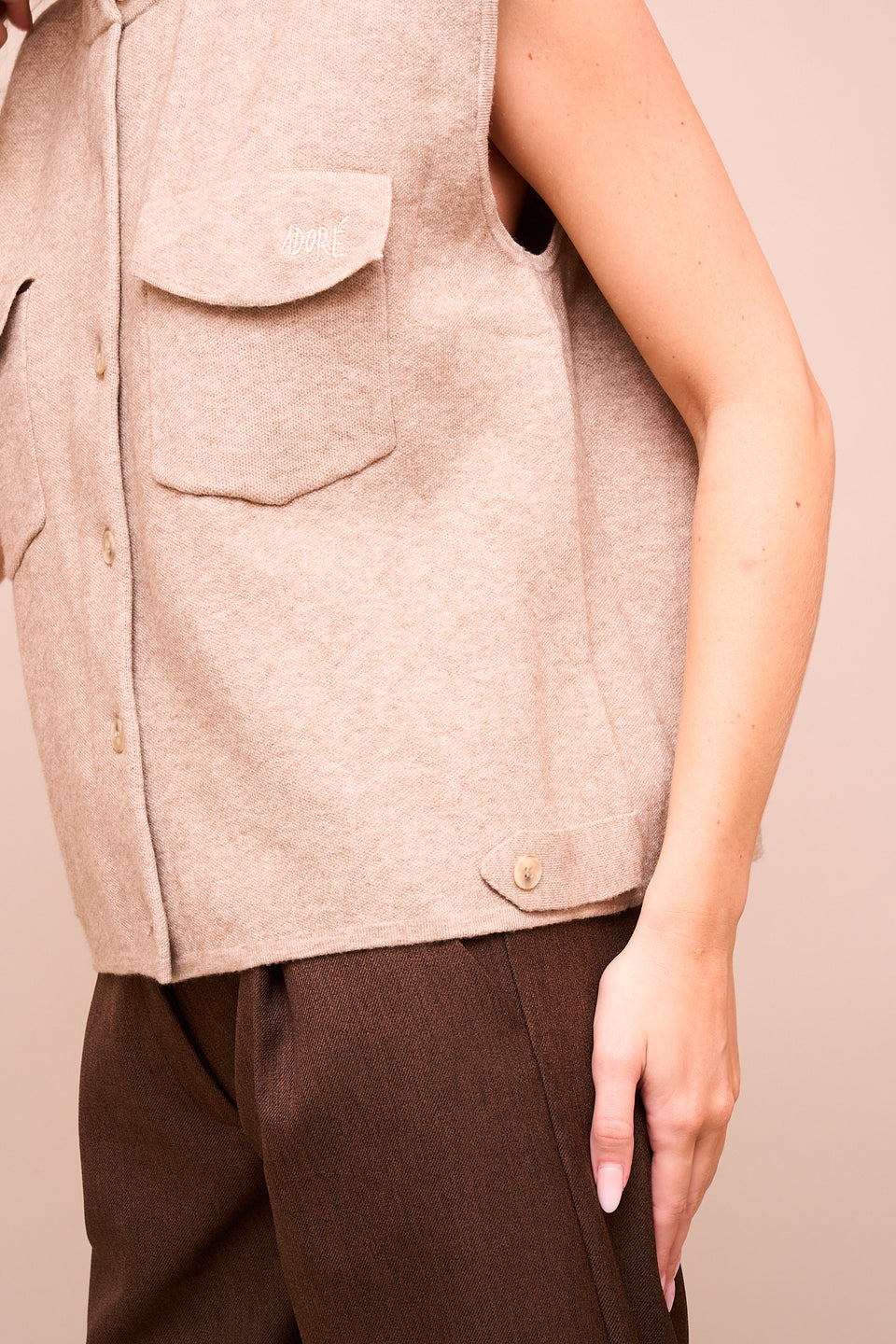 Gilet Tom Beige - Image 5