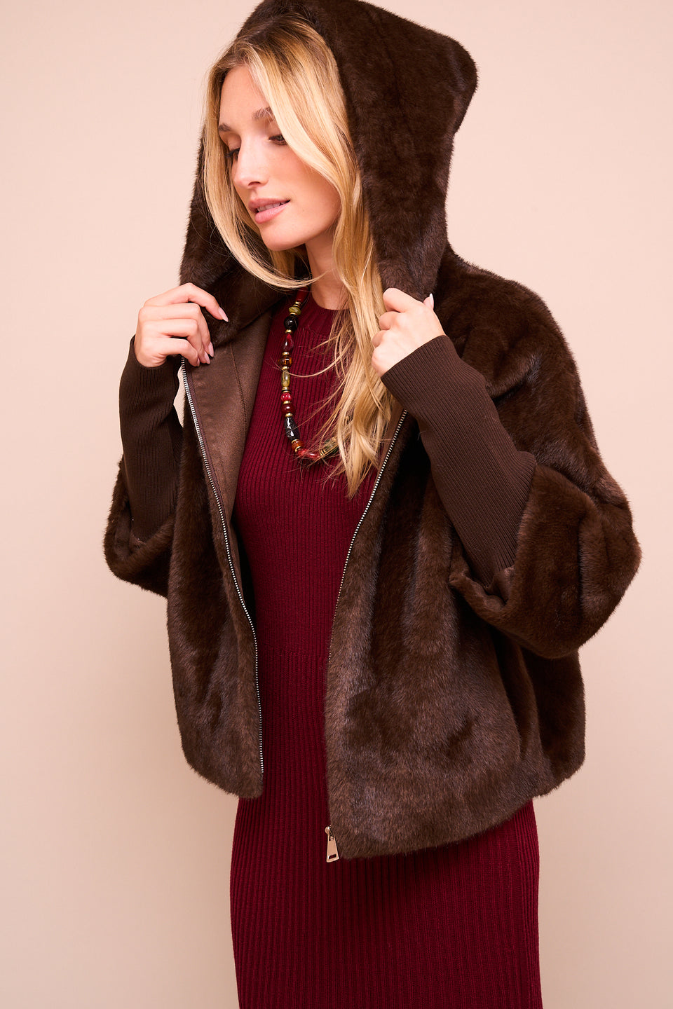 Manteau Slava Chocolat - Image 2