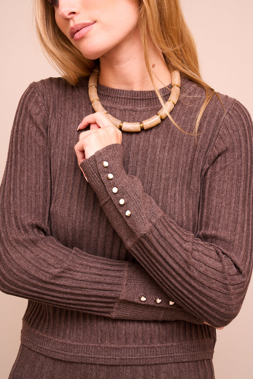Pull Yes 8438 Chocolat - Image 1