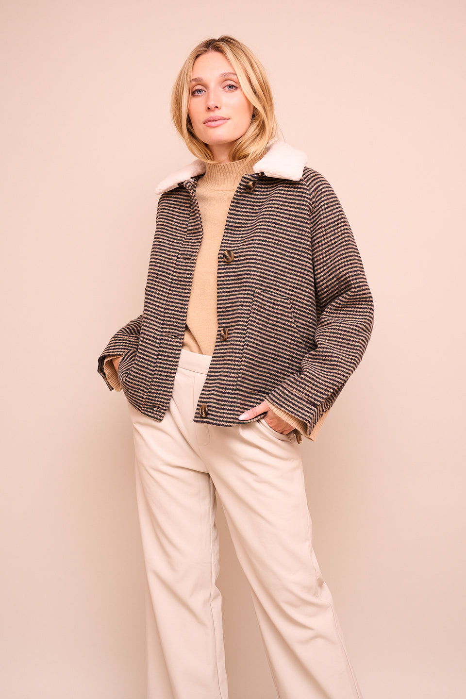 Manteau Gloria Pied de poule - Image 2