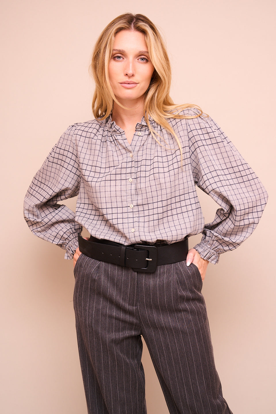 Chemise Yes 30492 Gris-1 - Image 1