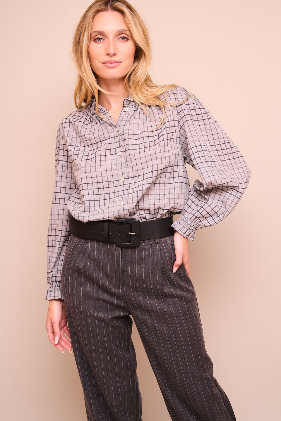 Chemise Yes 30492 Gris-1 - Image 2