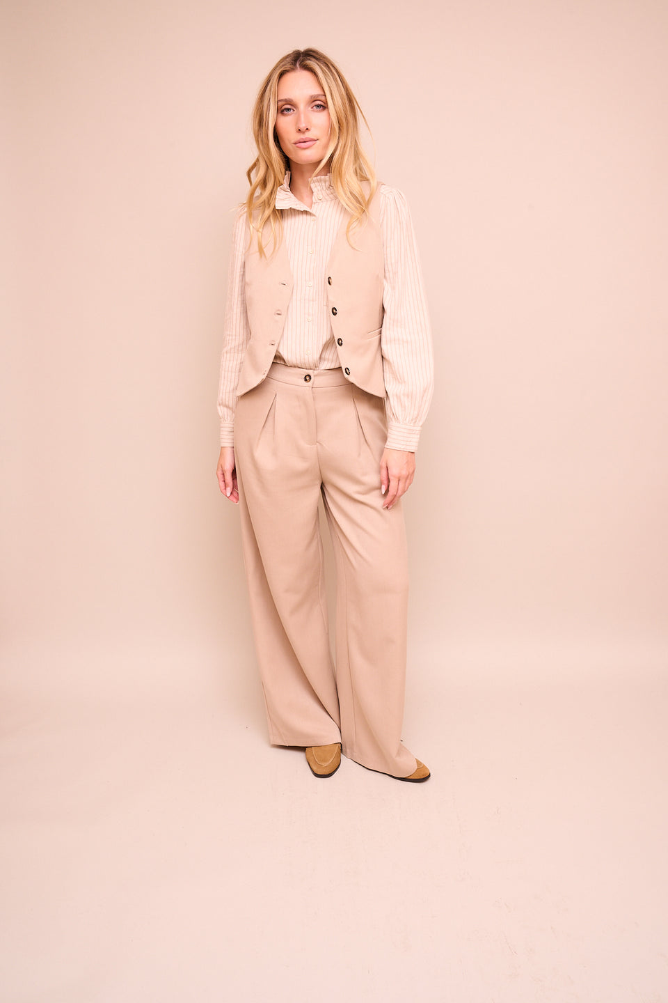 Gilet YES 2001 Beige - Image 4