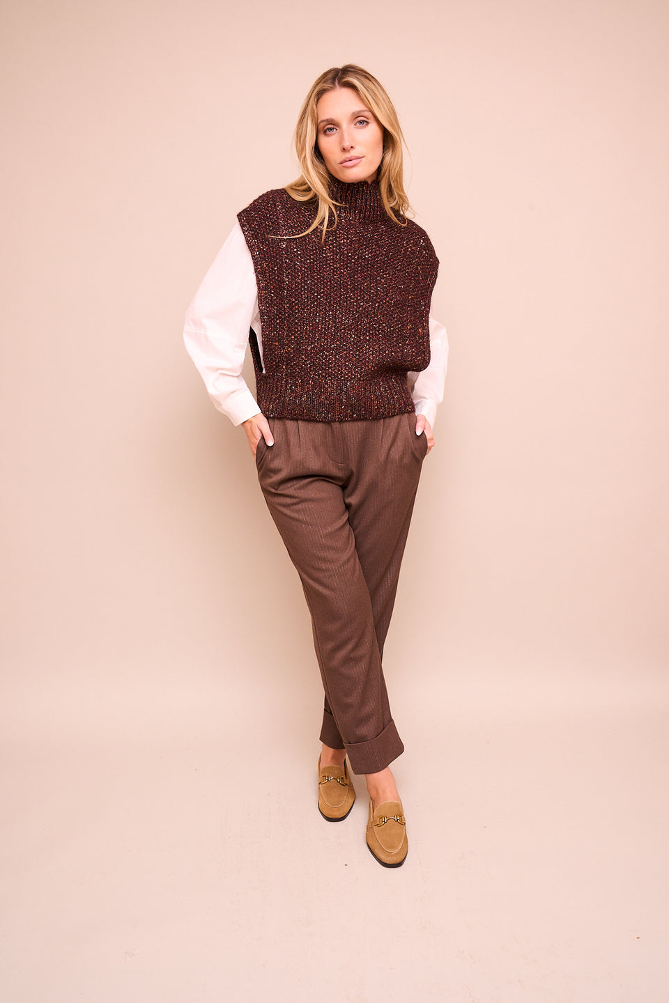 Pantalon ZOE Brun - Image 2