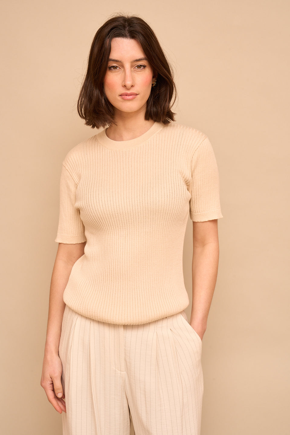 Pull Lesienna Ecru - Image 3