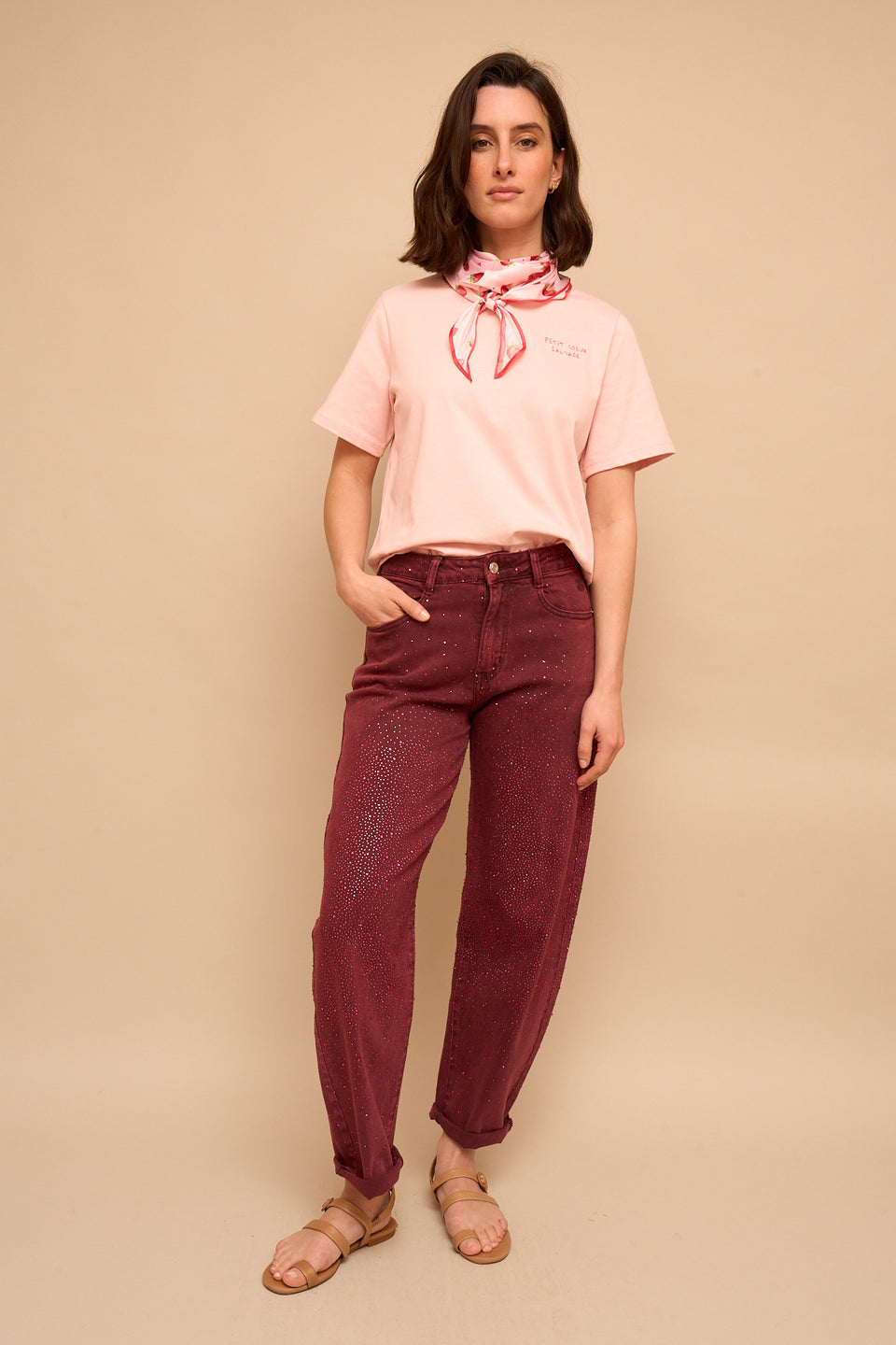 Pantalon Palone Bordeaux - Image 1