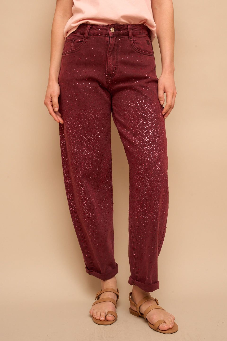 Pantalon Palone Bordeaux - Image 3