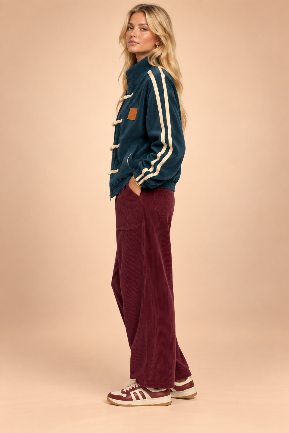 Pantalon Loka Bordeaux - Image 3
