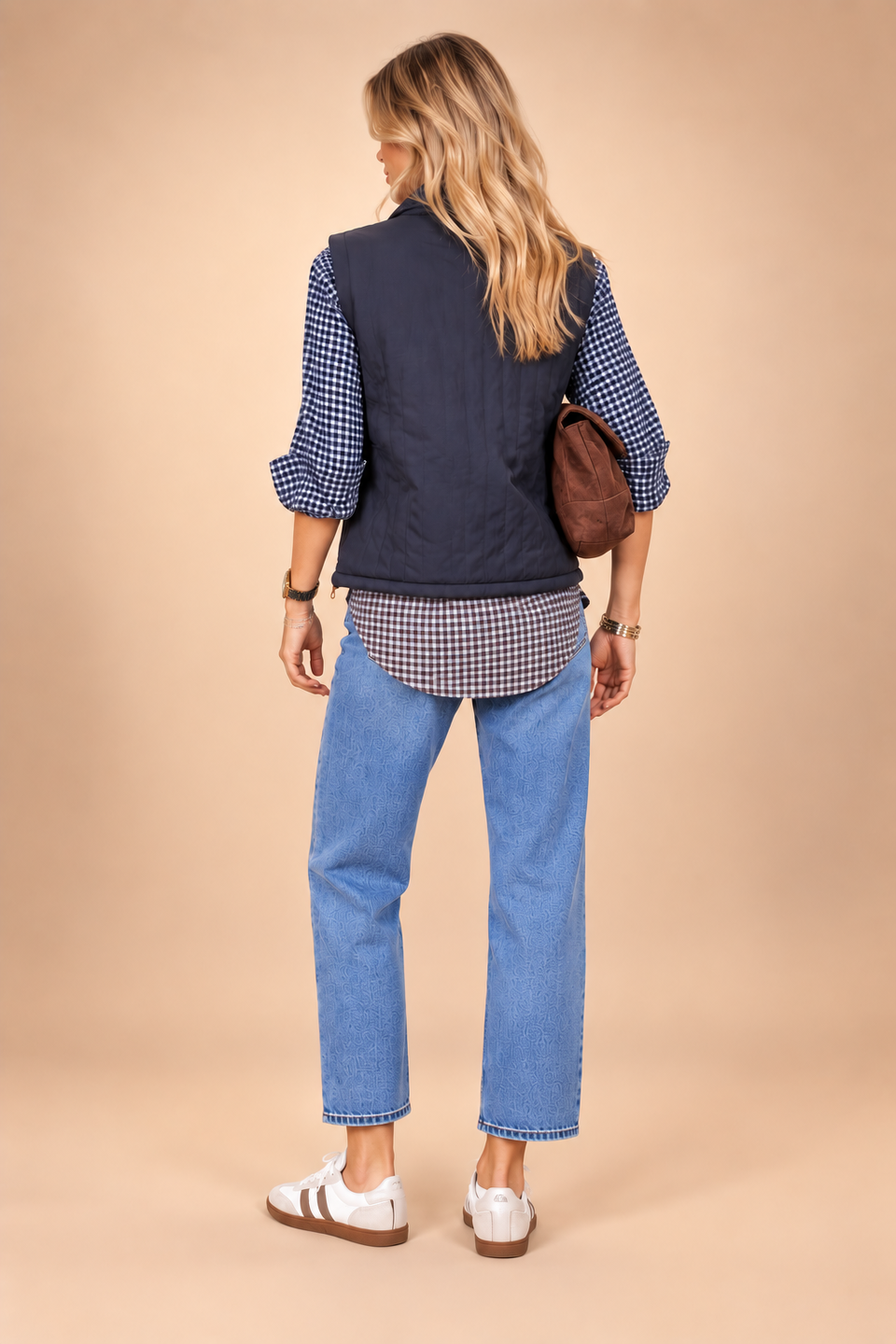 Chemise Vicky Vichy Brun - Image 5