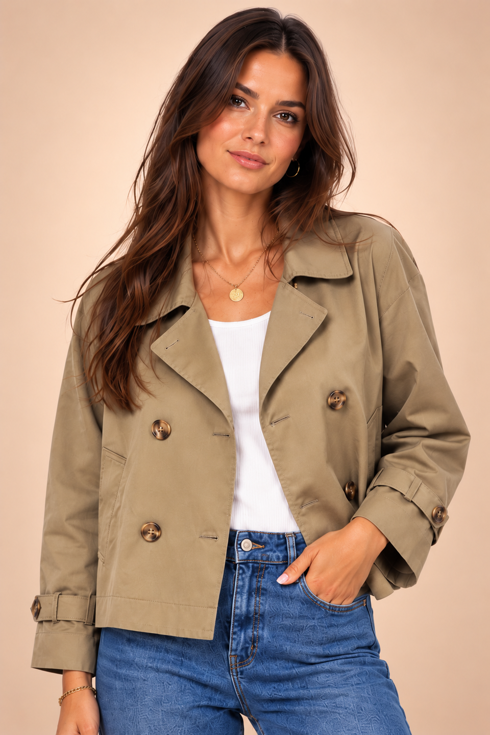 Veste Violette Kaki - Image 1