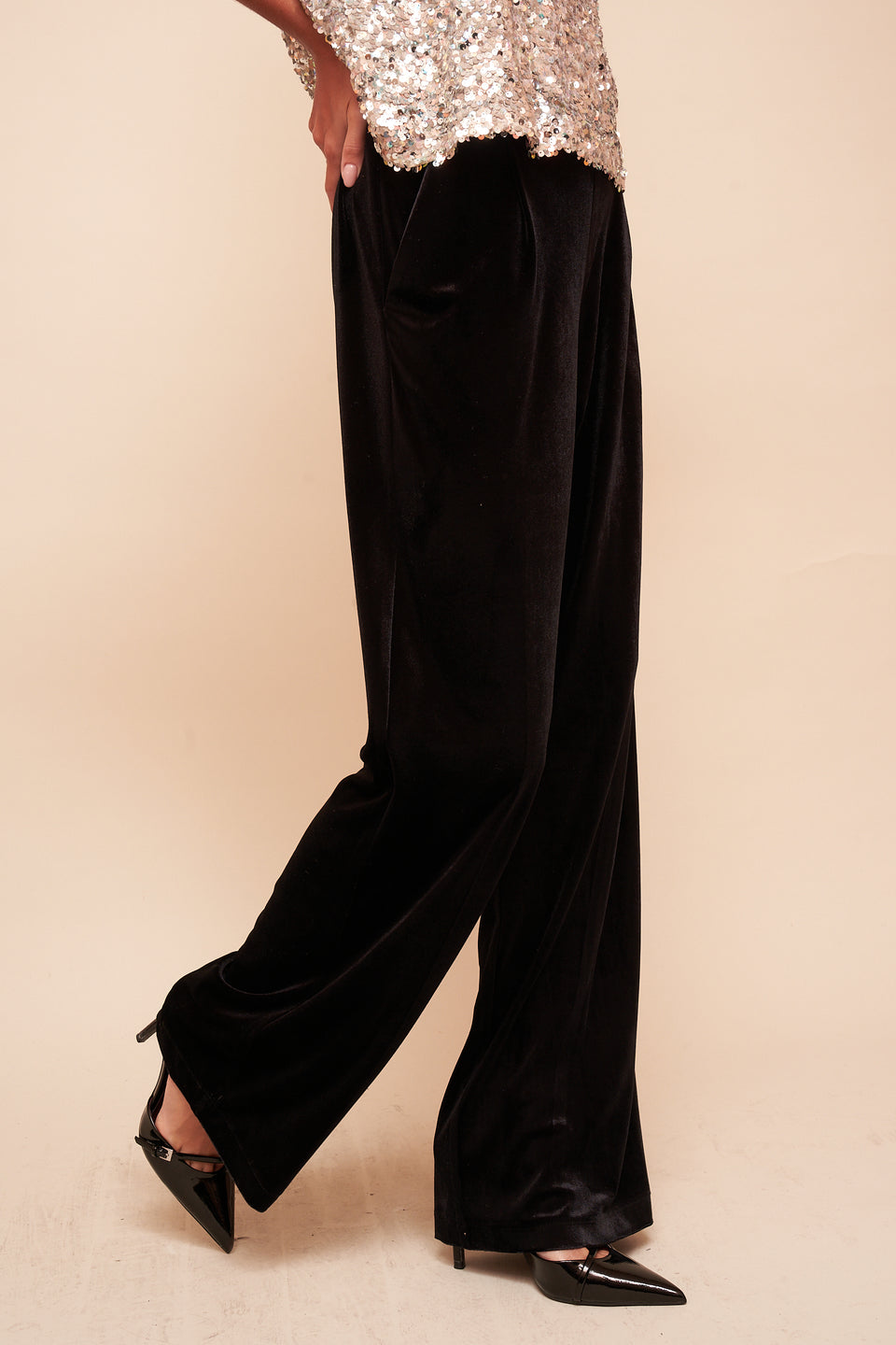 Pantalon Cate Vel Lisse Noir - Image 5