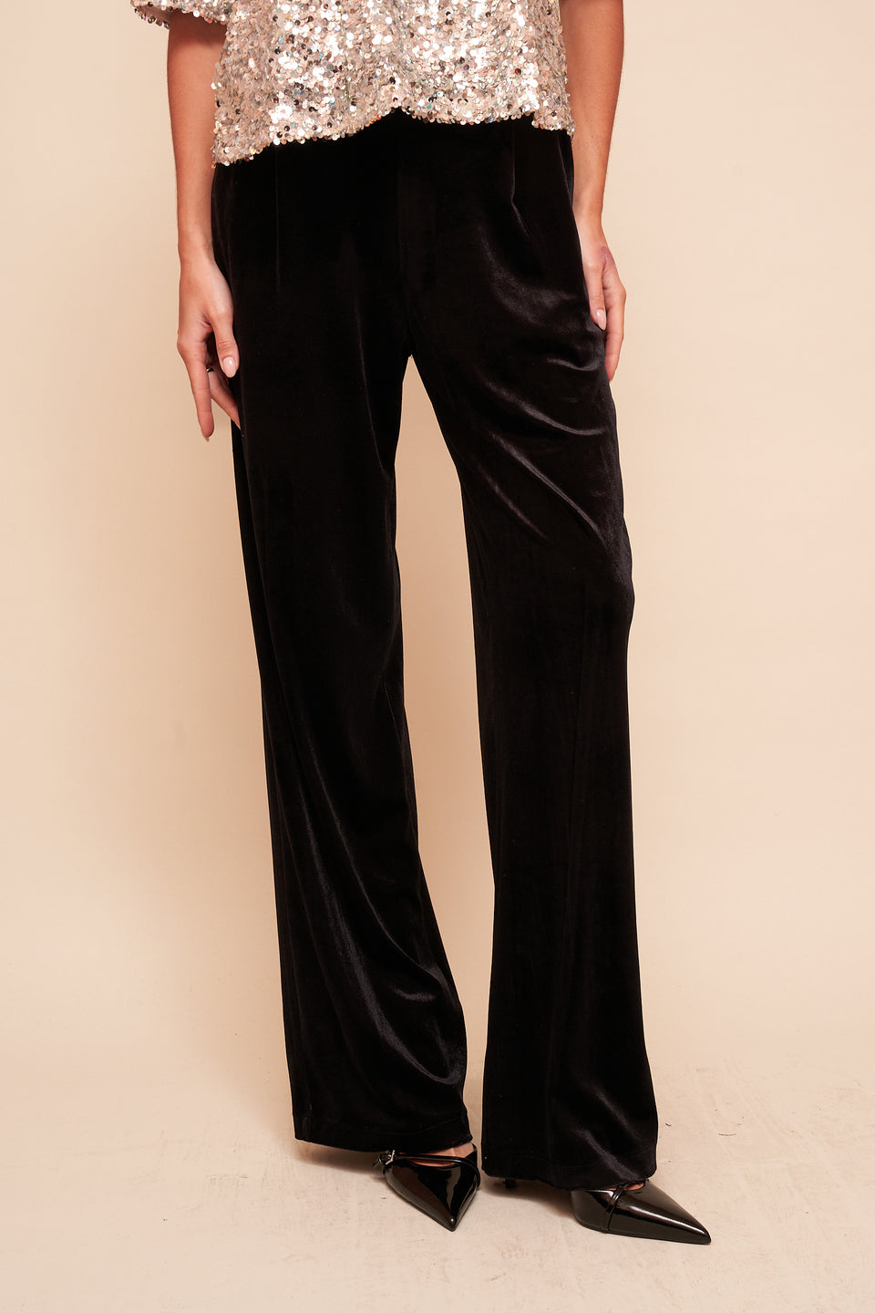 Pantalon Cate Vel Lisse Noir - Image 3