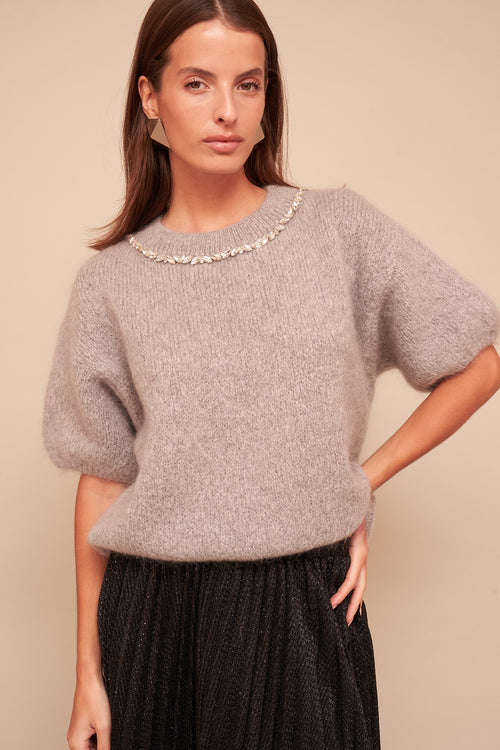 Pull ILVA 24123 Gris Clair