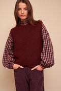 Pull YES 8408 Bordeaux