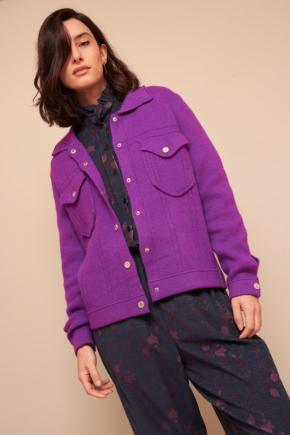 Gilet ILVA 2267 Violet - Image 1