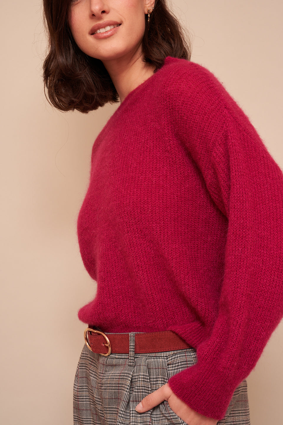 Pull Alexandre 8841 Framboise - Image 2