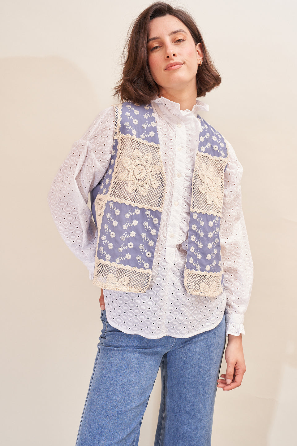 Gilet Mykonos Bleu - Image 1