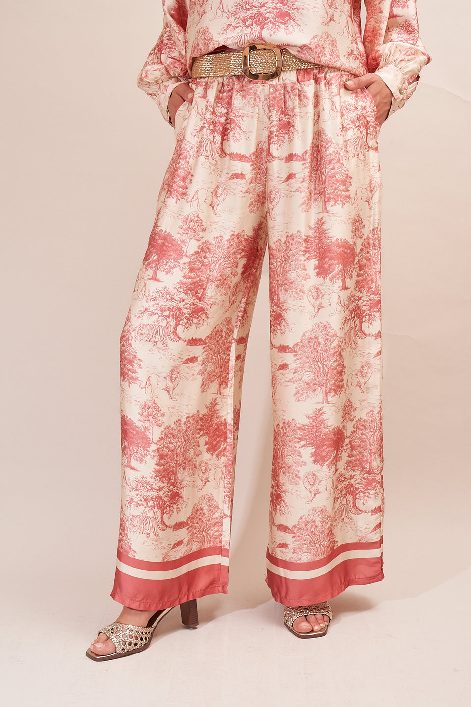 Pantalon ILVA 1813 Vieux Rose - Image 3