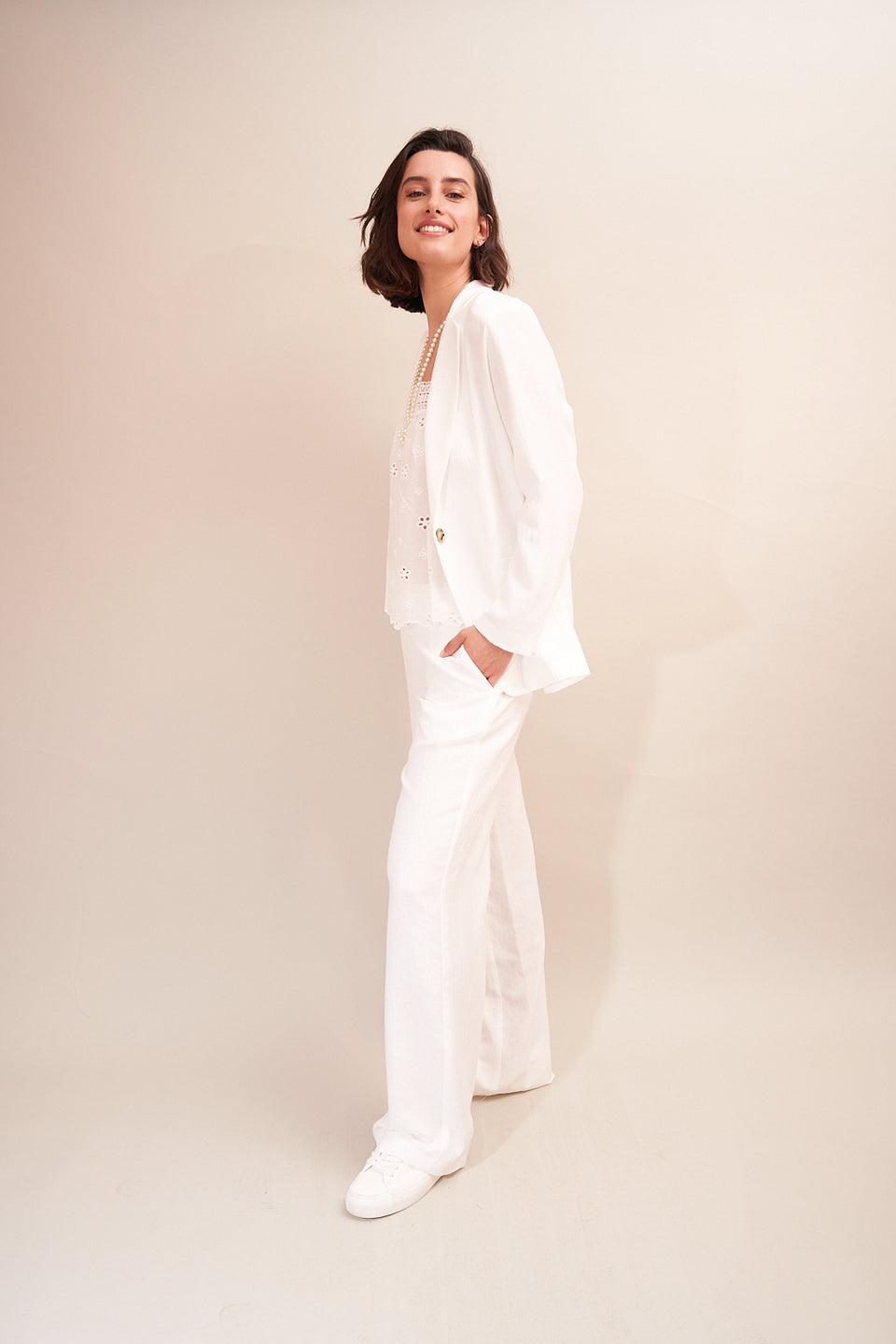 Blazer Ginette Blanc - Image 3