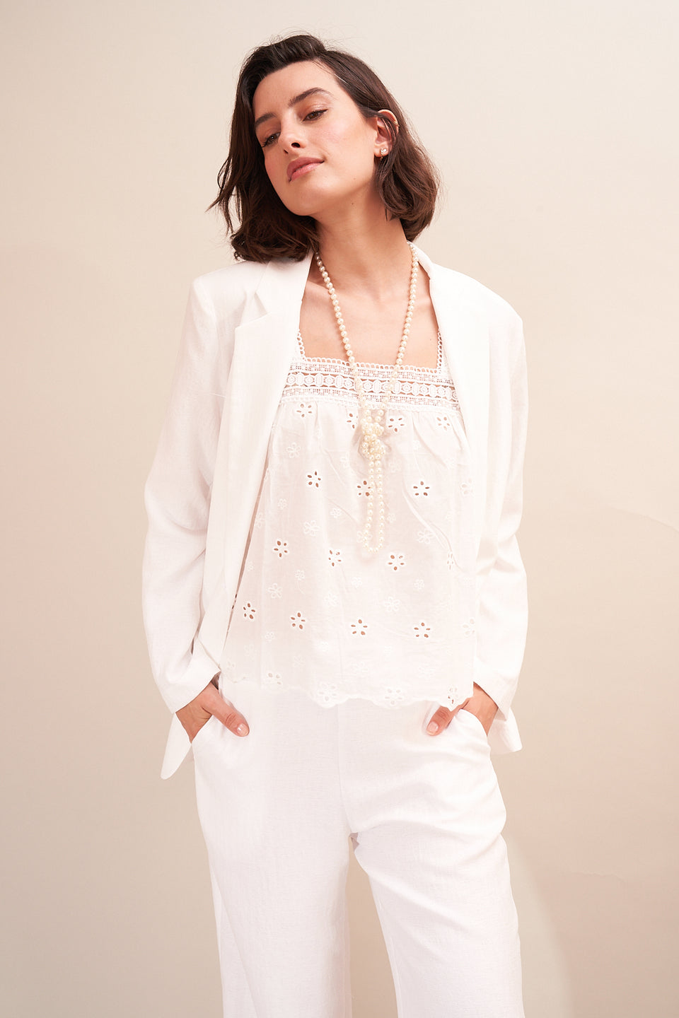 Blazer Ginette Blanc - Image 1