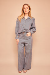 Pantalon Tomas Raye Bleu
