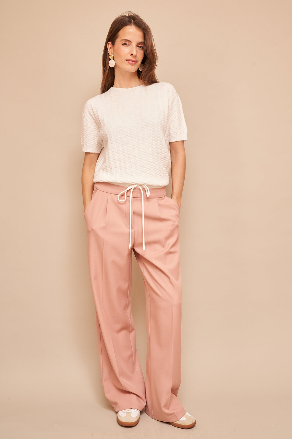 Pantalon Yes 7642 Rose - Image 1