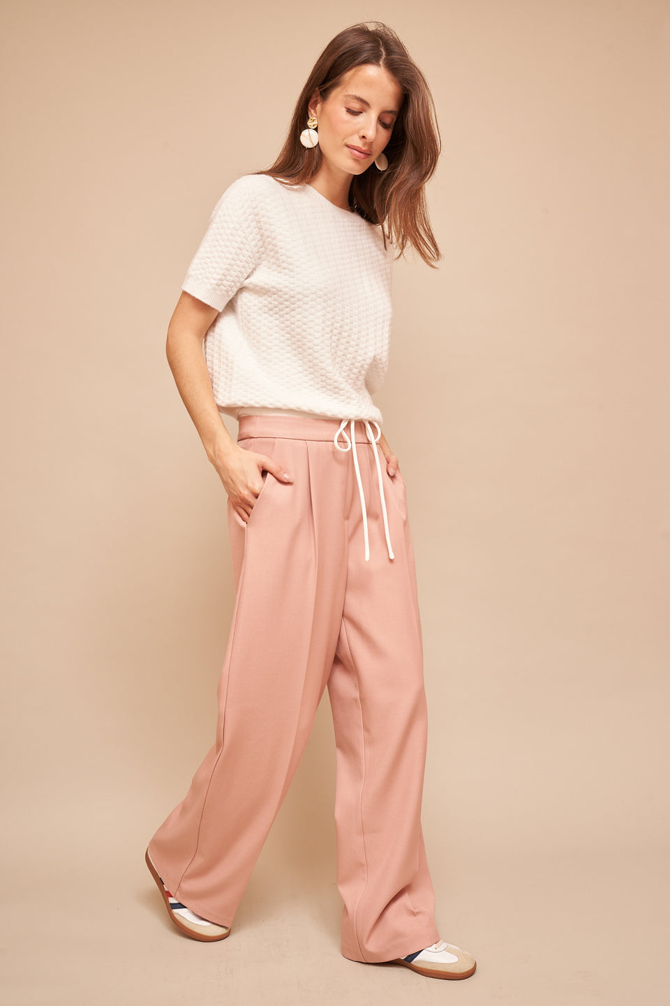 Pantalon Yes 7642 Rose - Image 2