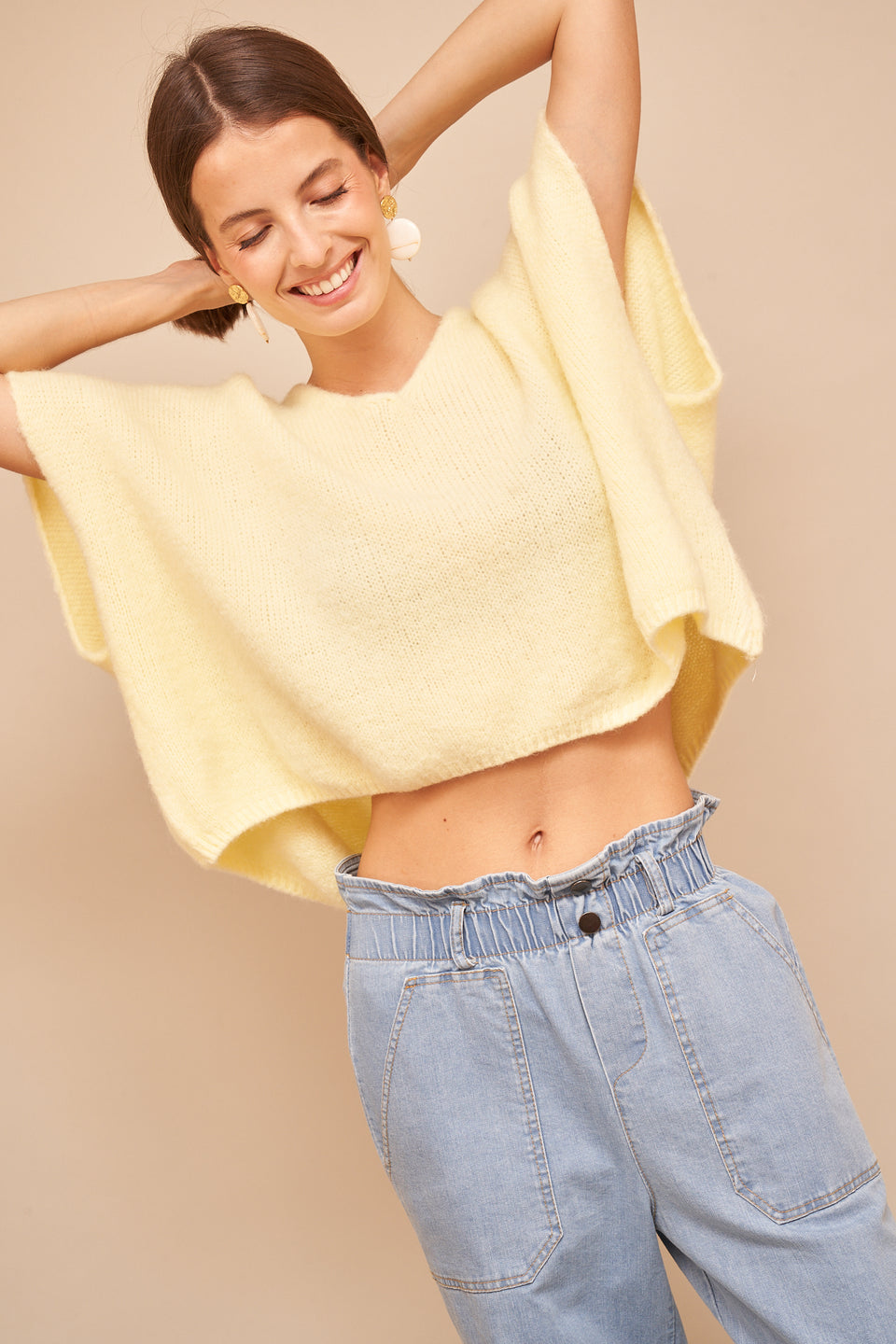 Pull ILVA 9601 Jaune - Image 2