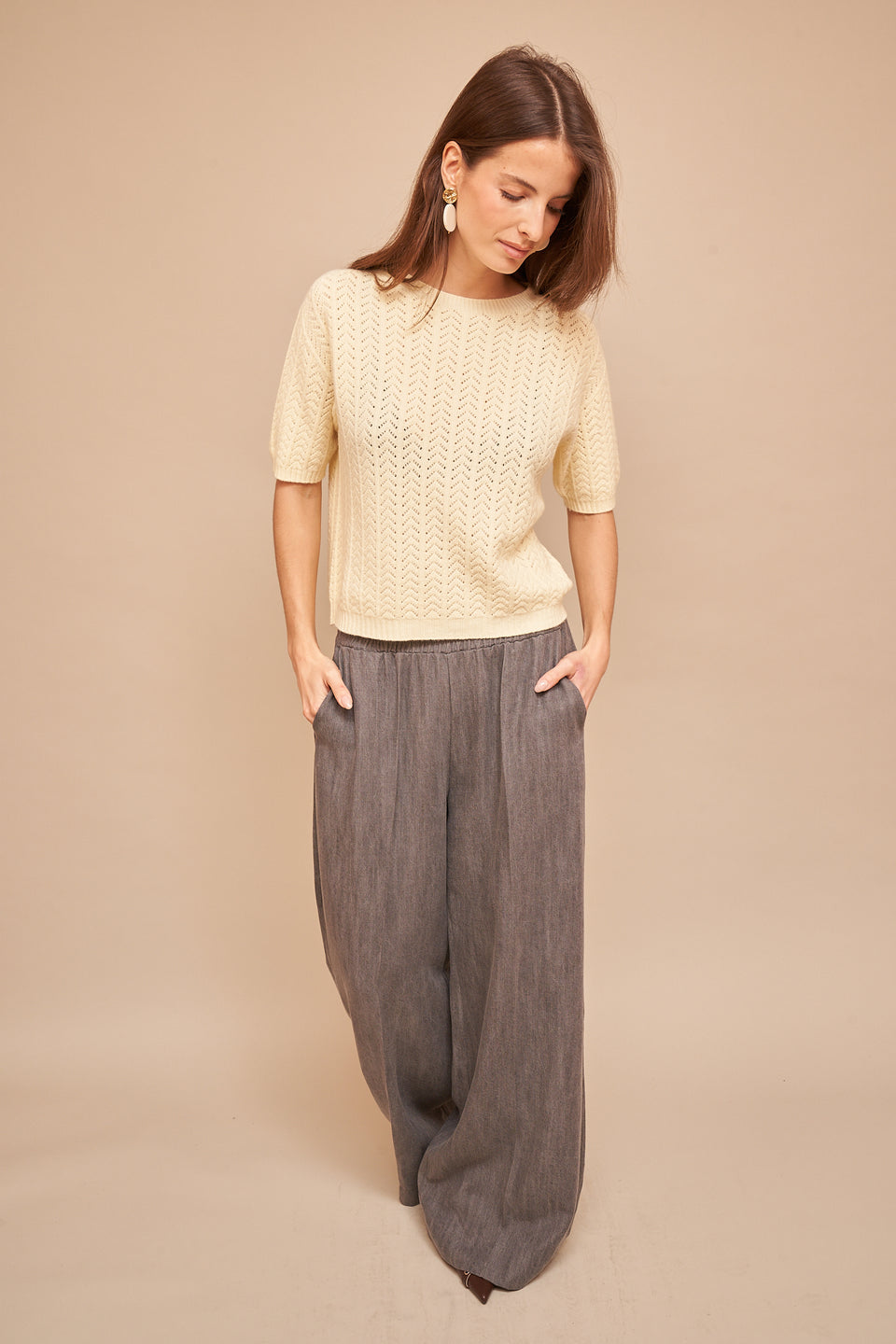 Pantalon ILVA 59159 Gris - Image 1
