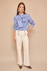 Chemise ILVA 79024 Rayé Bleu