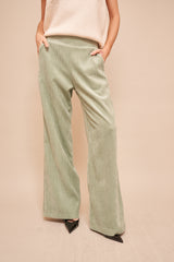 Pantalon Cate Vert d'eau