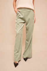 Pantalon Cate Vert d'eau