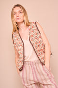 Gilet ILVA 50012 Rayé Rouge