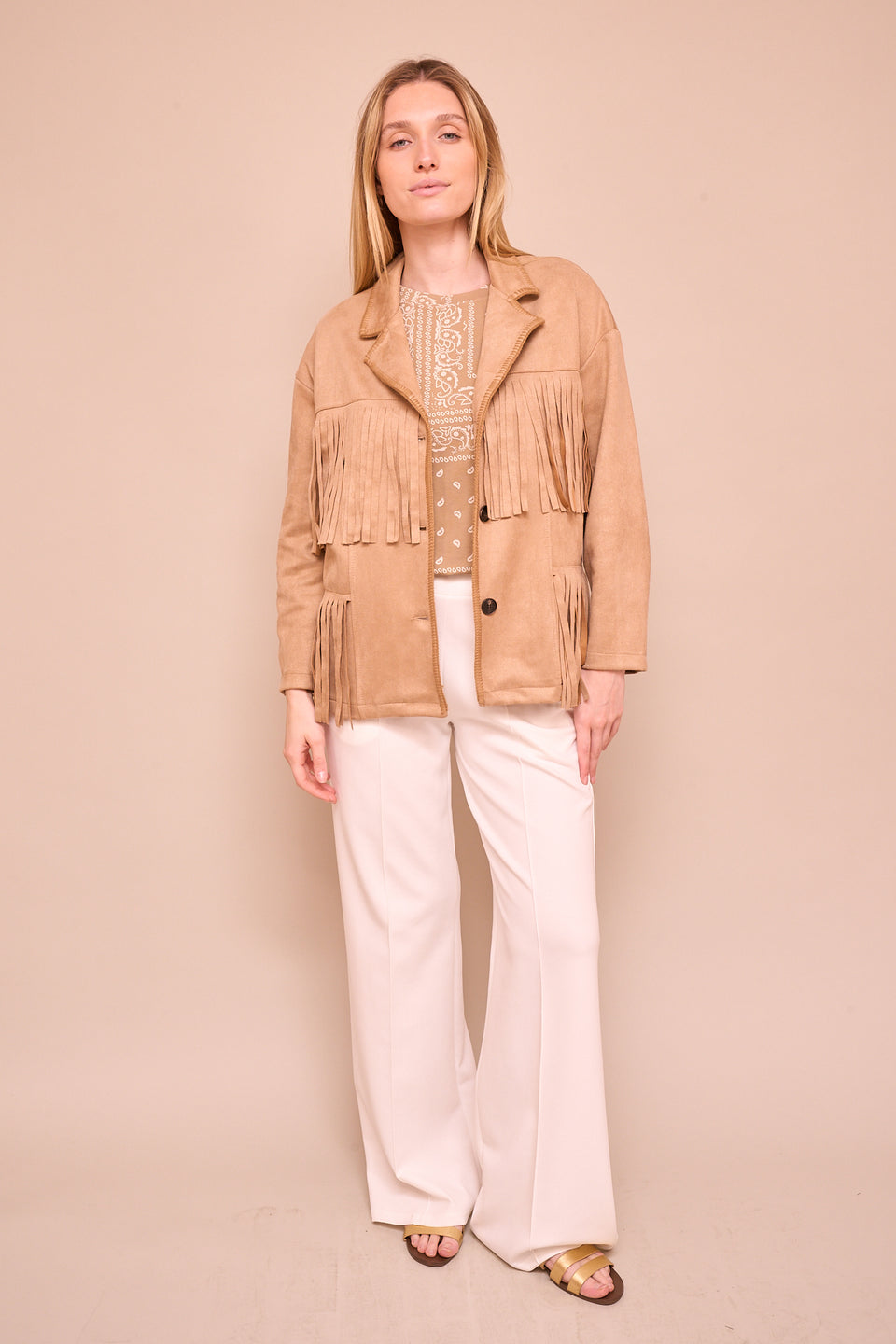 Veste ILVA 020083 Beige - Image 1