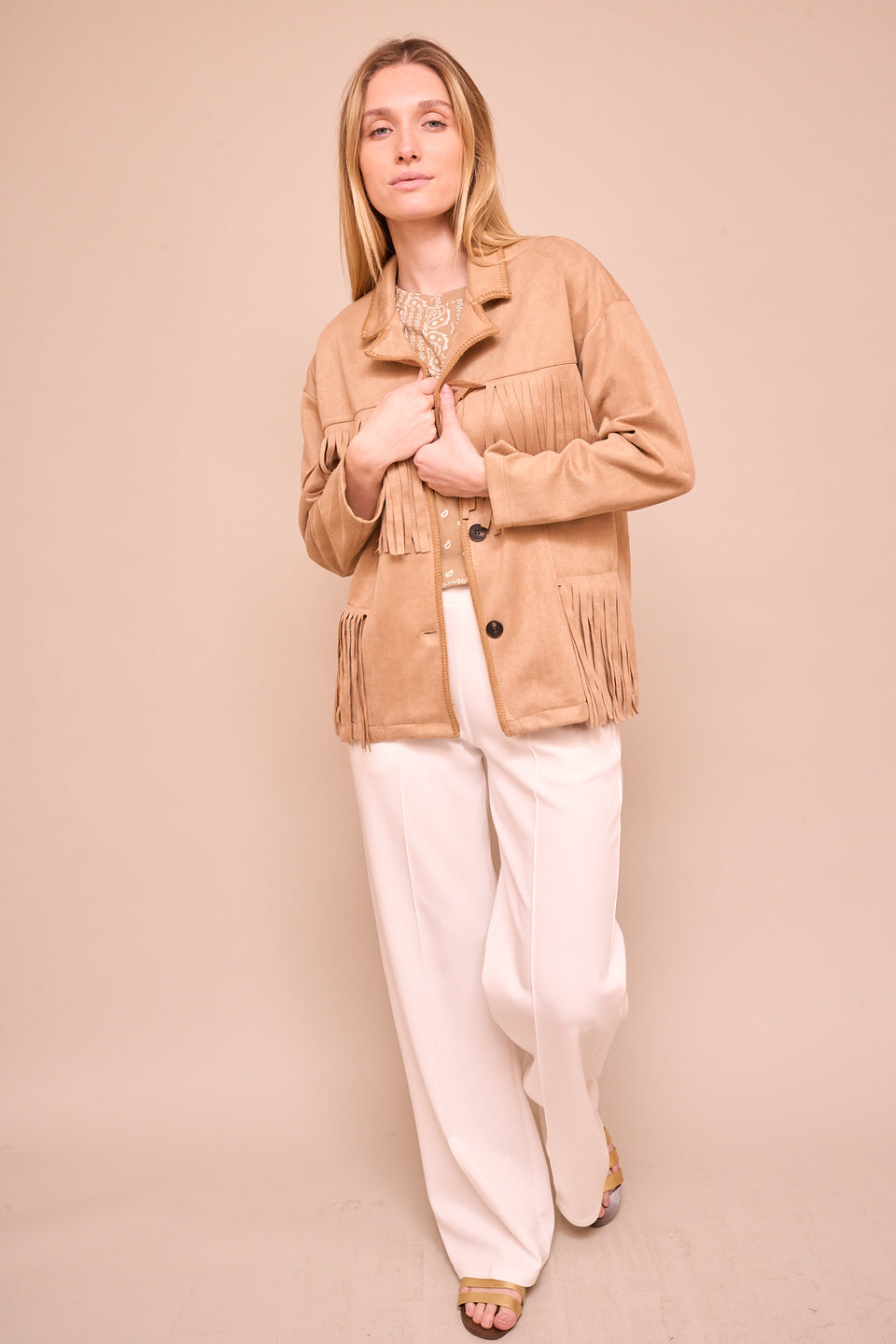 Veste ILVA 020083 Beige - Image 2