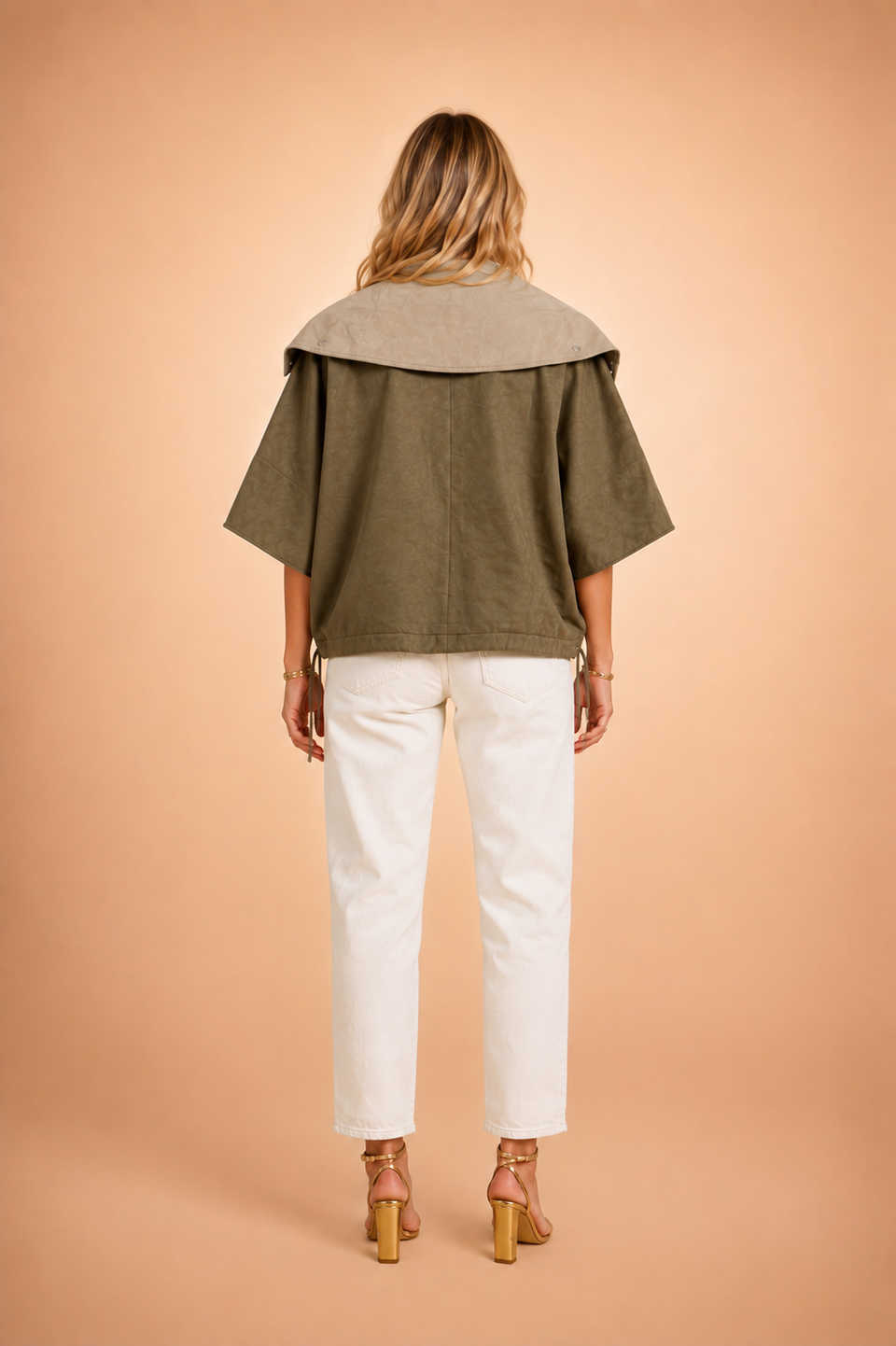 Veste Oryn Patchwork Kaki - Image 5